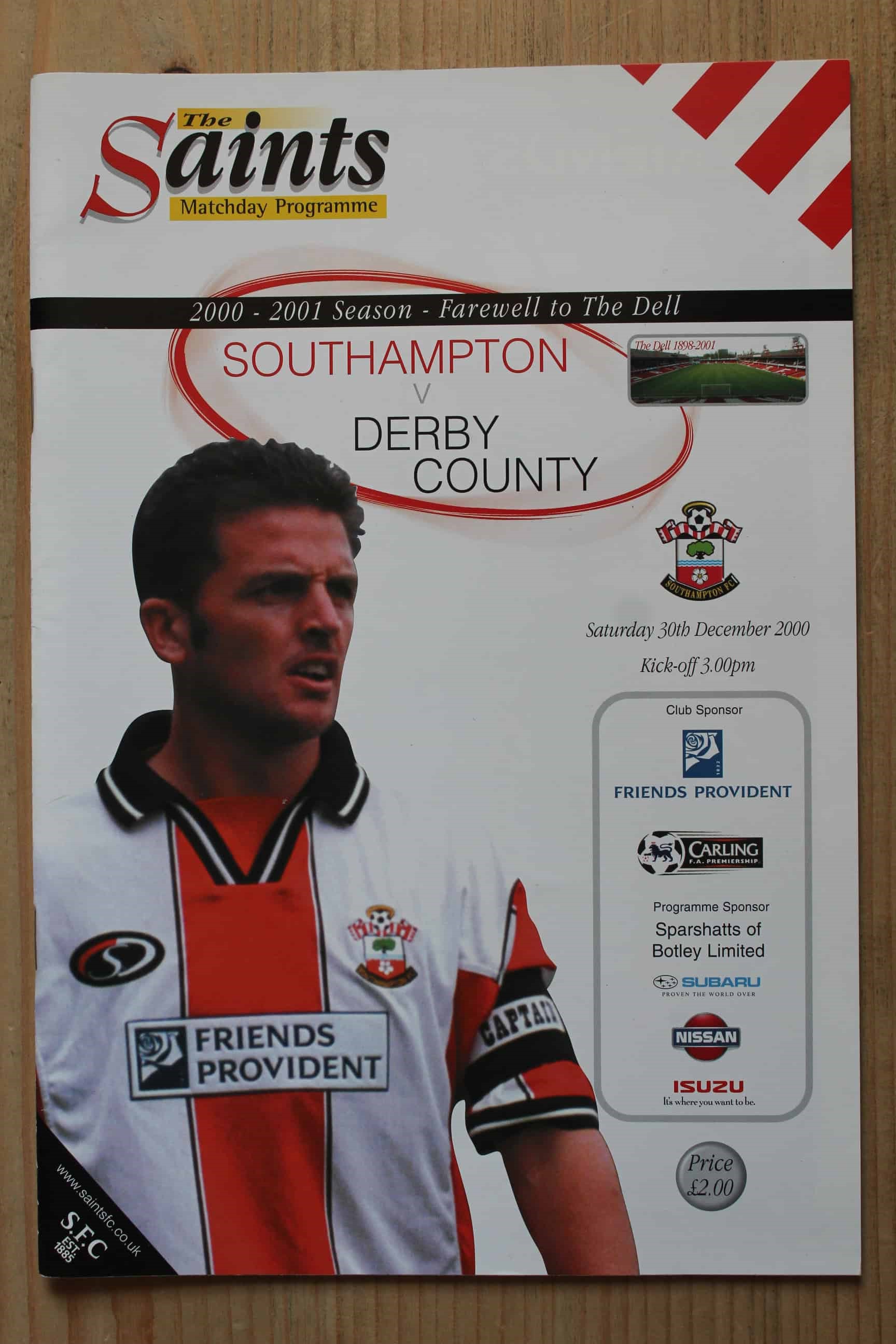 Southampton FC v Derby County FC